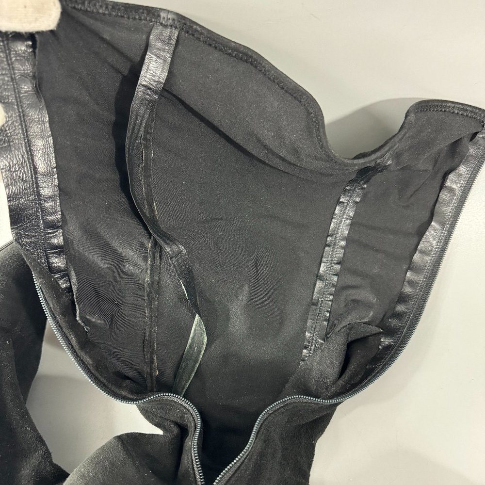 Prada Black Suede High Boots, Size 38 - Picture 14 of 14